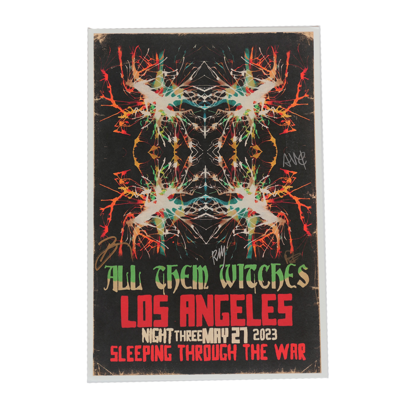 Autographed - May 27th Los Angeles Poster