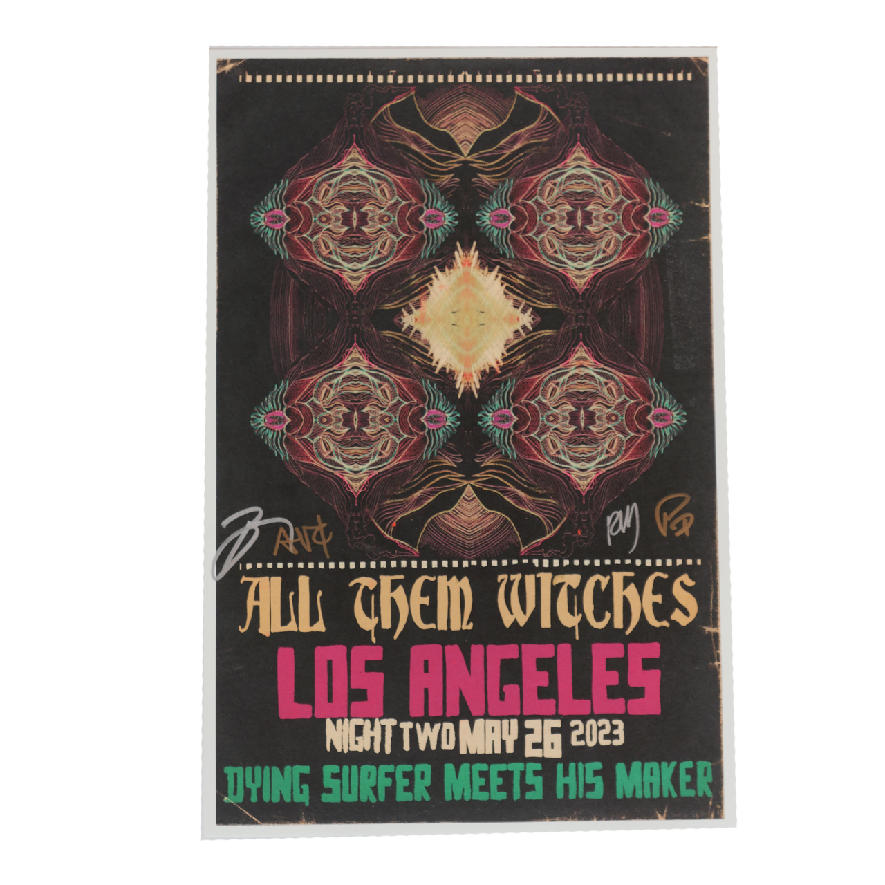 Autographed - May 26th Los Angeles Poster
