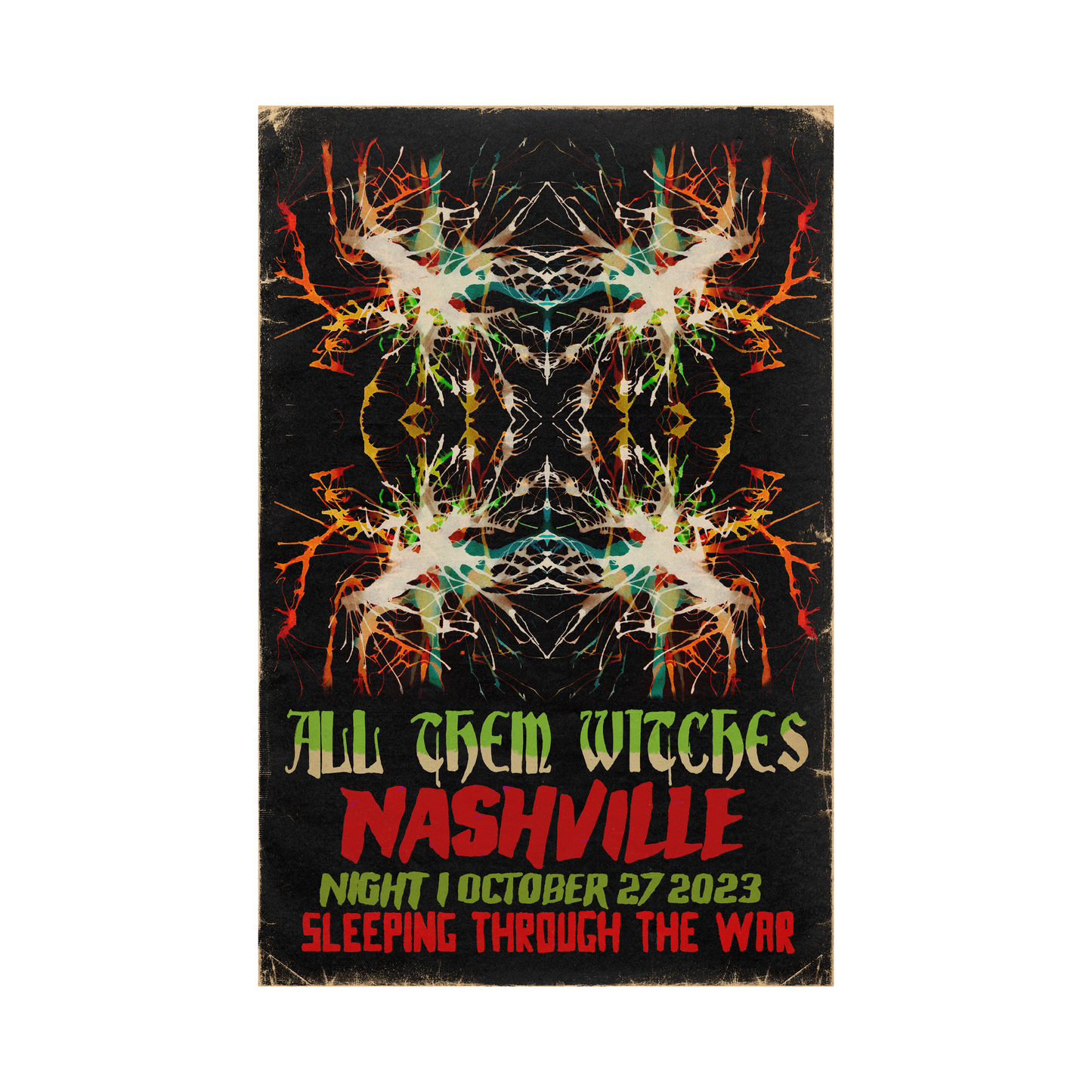 Poster - Ryman - October 27th - Sleeping Through The War