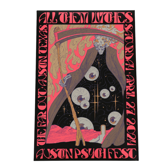 April 27th Austin, TX Poster - Pink