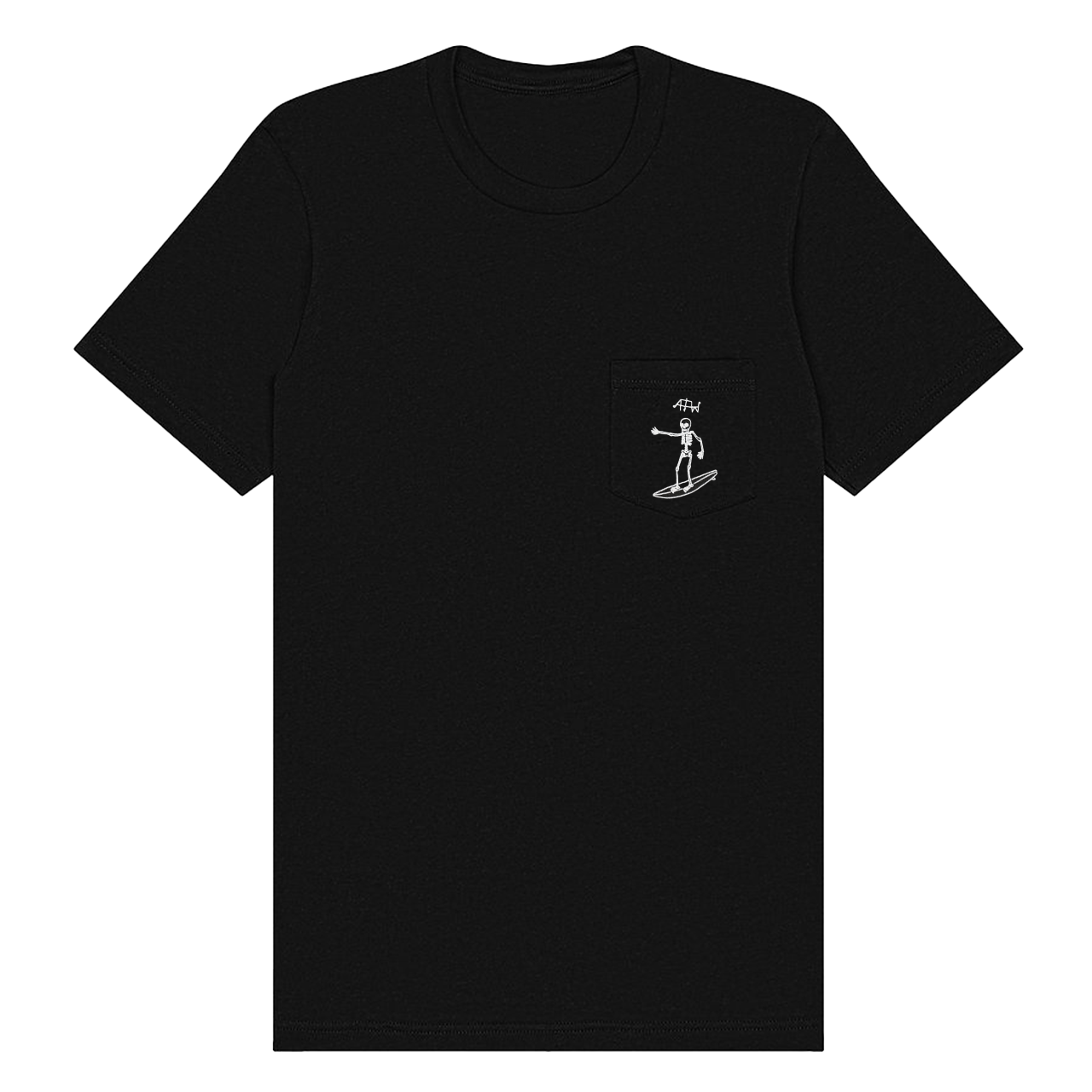 Dying Surfer Pocket Tee