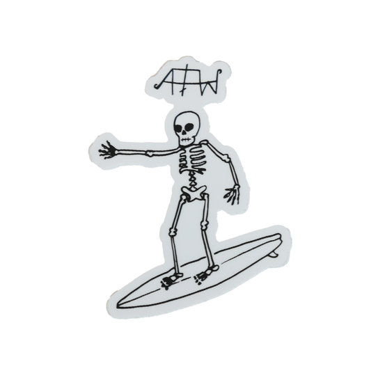 Dying Surfer Sticker