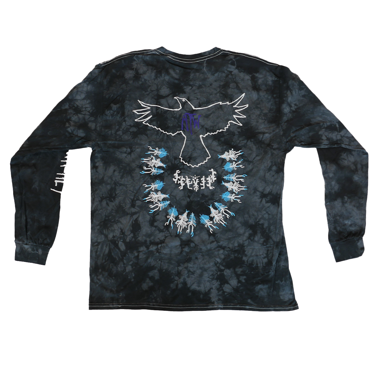 Black Tie Dye Longsleeve Tee