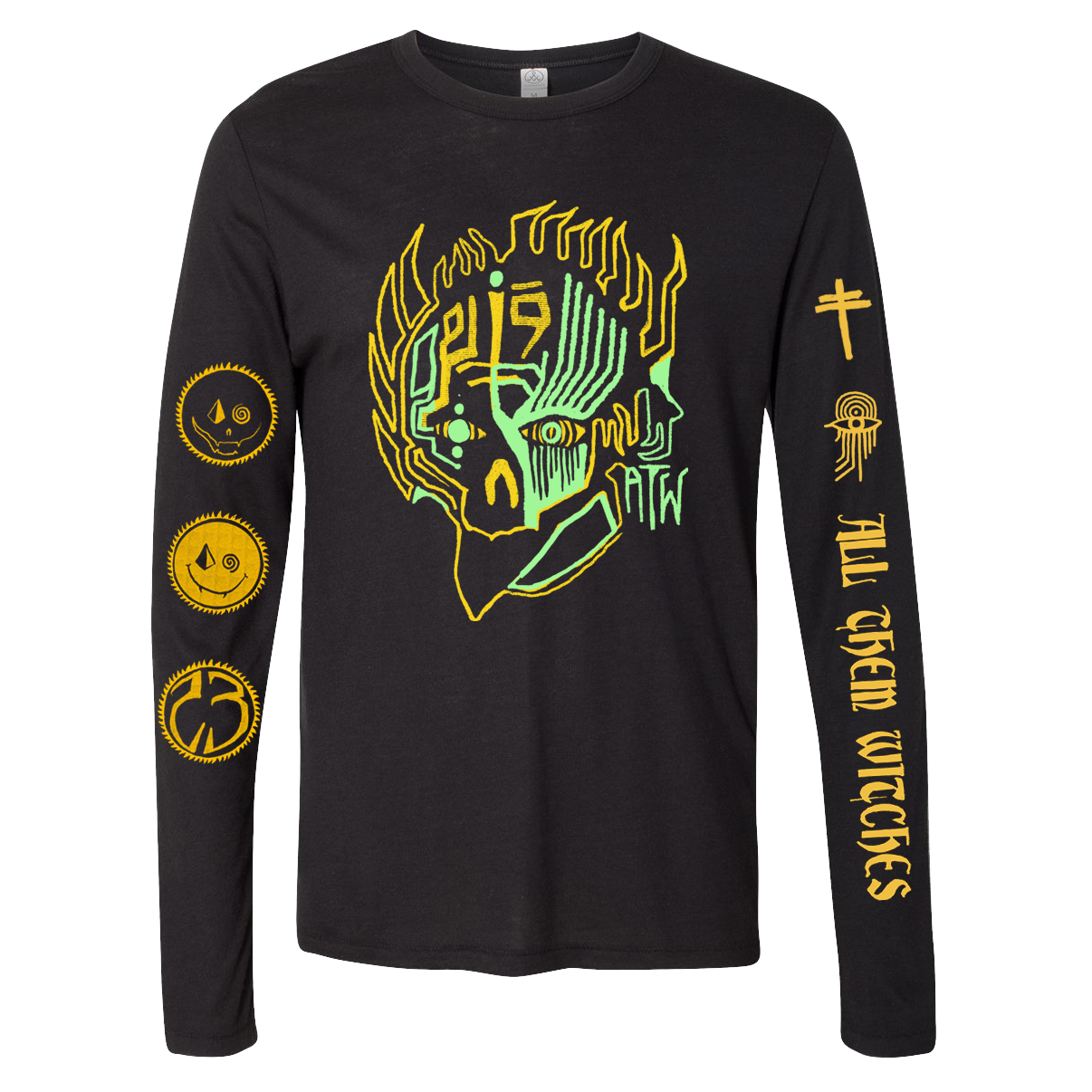 ATW BLACK LONG-SLEEVE TEE